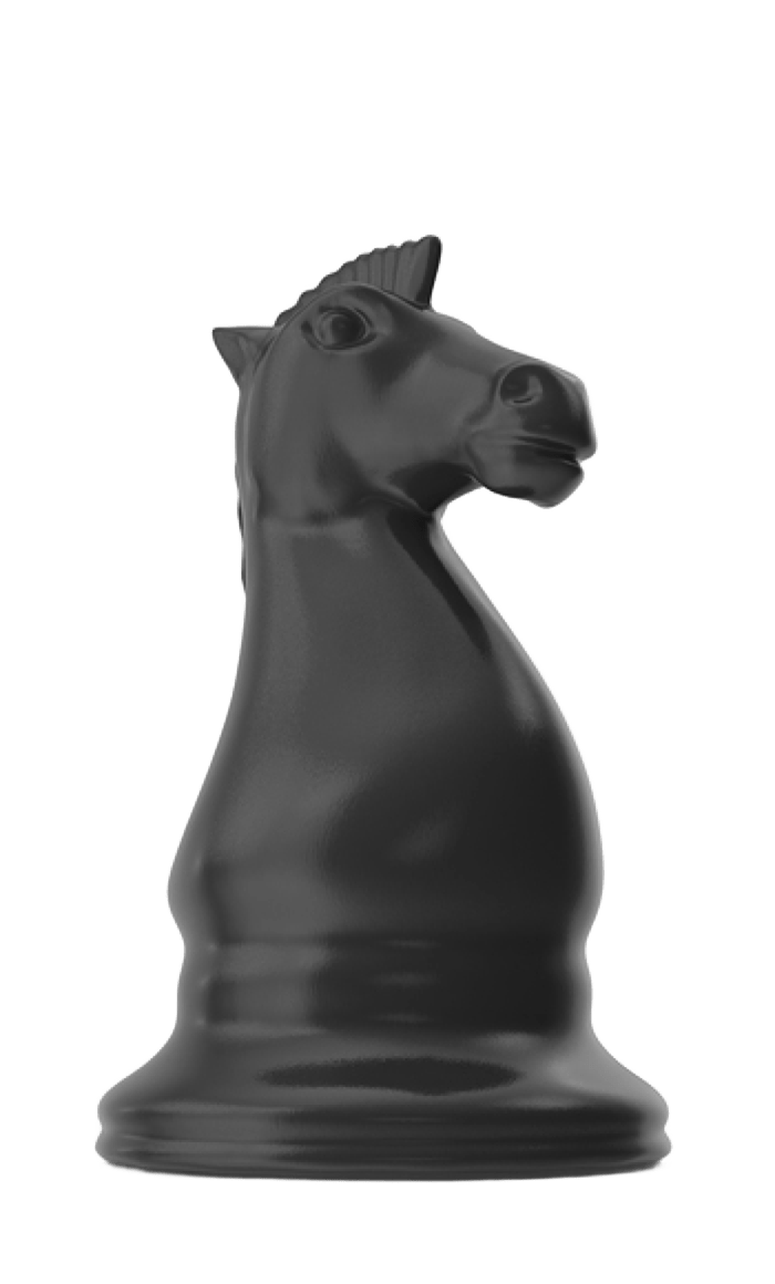 Caballo de ajedrez representando Back-End